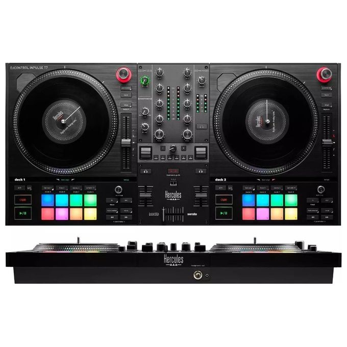Hercules Controller Disc Jockey Djcontrol Inpulse t7 Black