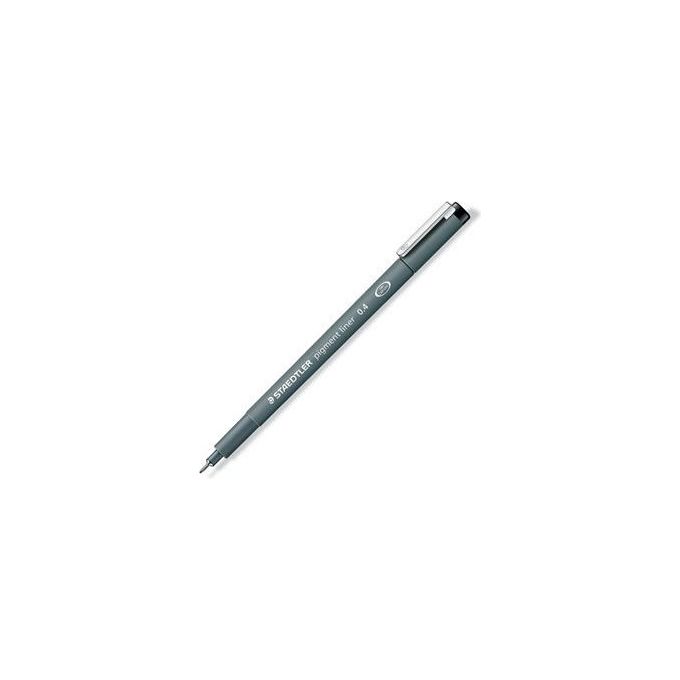 STAEDTLER 308 04-9 VE Pigment Liner Pennarello Tecnico Punta Calibrata 0.4 mm Inchiostro Pigmentato Nero Asciugatura Rapida colore Nero