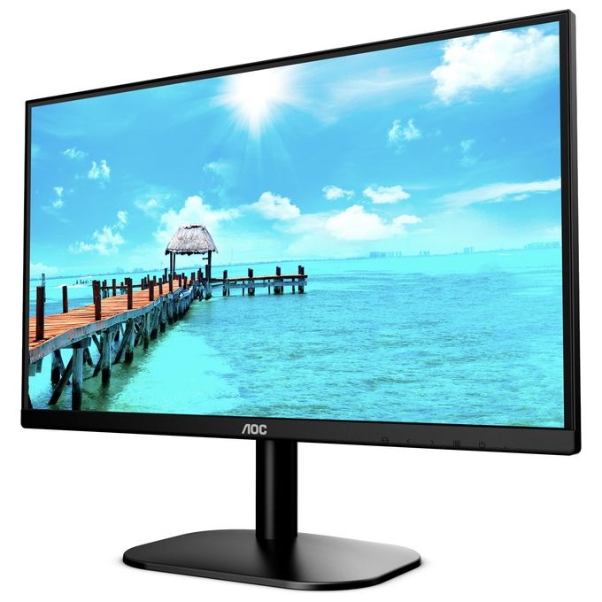 AOC Monitor 24B2XDA 23.8'' Full HD IPS 75Hz LED Senza Cornice Nero schermo pc