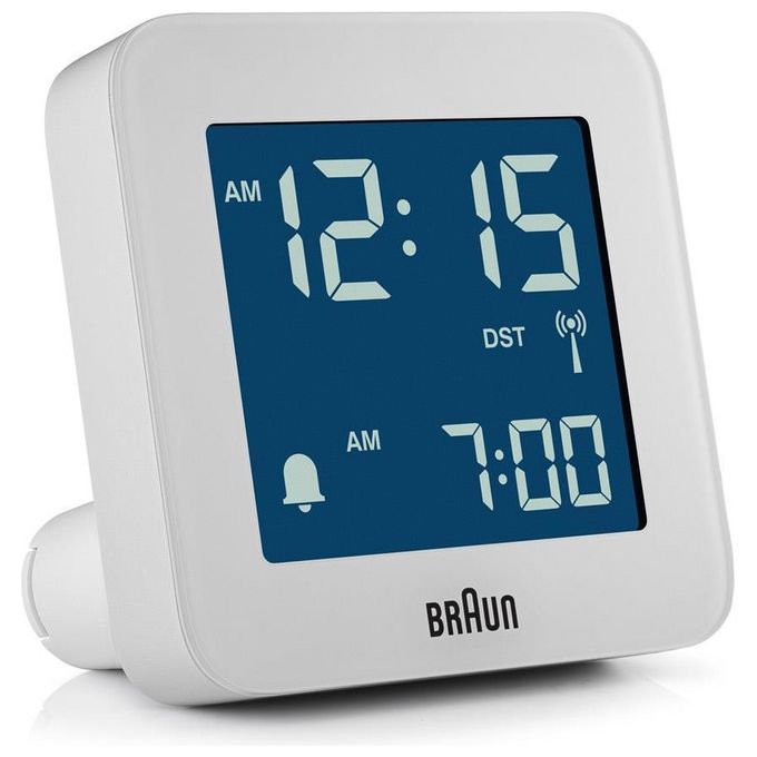 Braun BC 09 W-DCF Sveglia Radiocontrollata Bianco