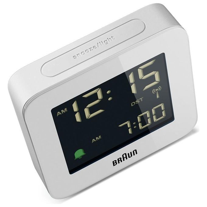 Braun BC 09 W-DCF Sveglia Radiocontrollata Bianco