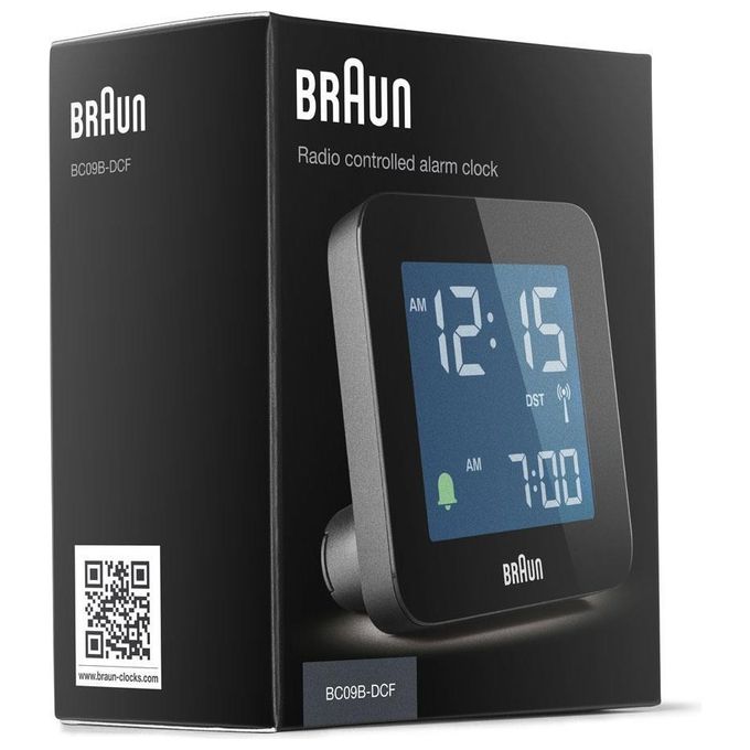 Braun BC 09 B-DCF Sveglia Radiocontrollata Nero