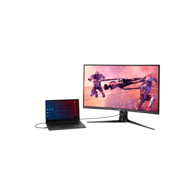 ASUS ROG Strix XG32VC Monitor Gaming Curvo - 31.5'' WQHD (2560 x 1440), 170Hz* , 1ms MPRT, Extreme Low Motion Blur Sync, 125% sRGB, FreeSync Premium Pro, DisplayHDR 400, USB Type-C, KVM support