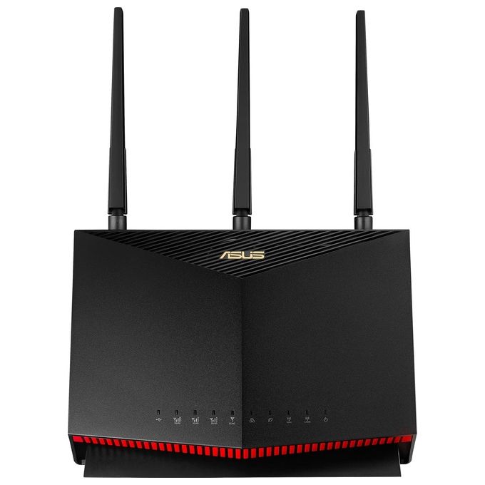 ASUS 4G-AC86U 4G+ LTE Modem Router Cat. 12 600Mbps Dual-Band AC2600, Supporta Rete Ospiti con Captive Portal, Aiprotection Pro Internet Security, MU-MIMO, slot SIM