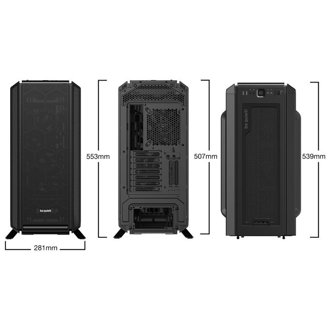 Be Quiet! Silent Base 802 Black Midi Tower Nero