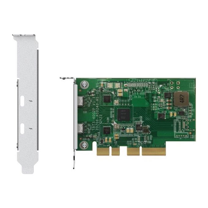 Qnap QXP-T32P Scheda di Interfaccia e Adattatore Interno Thunderbolt 3
