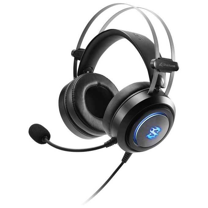Sharkoon SKILLER SGH30 Cuffie Stereo Gaming Headset Usb Sound Card Virtual Sound 7.1 RGB