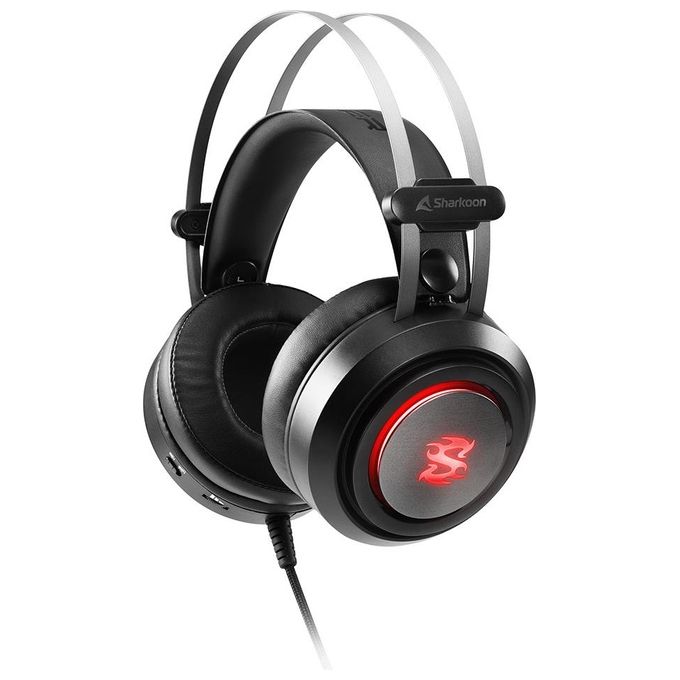 Sharkoon SKILLER SGH30 Cuffie Stereo Gaming Headset Usb Sound Card Virtual Sound 7.1 RGB