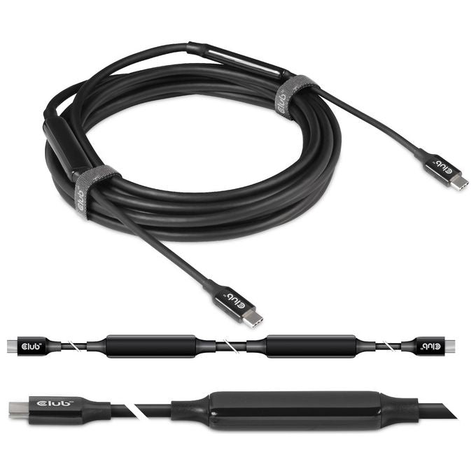 Club3D Cavo Usb 5mt Usb 3.2 Gen 2 Usb C Nero
