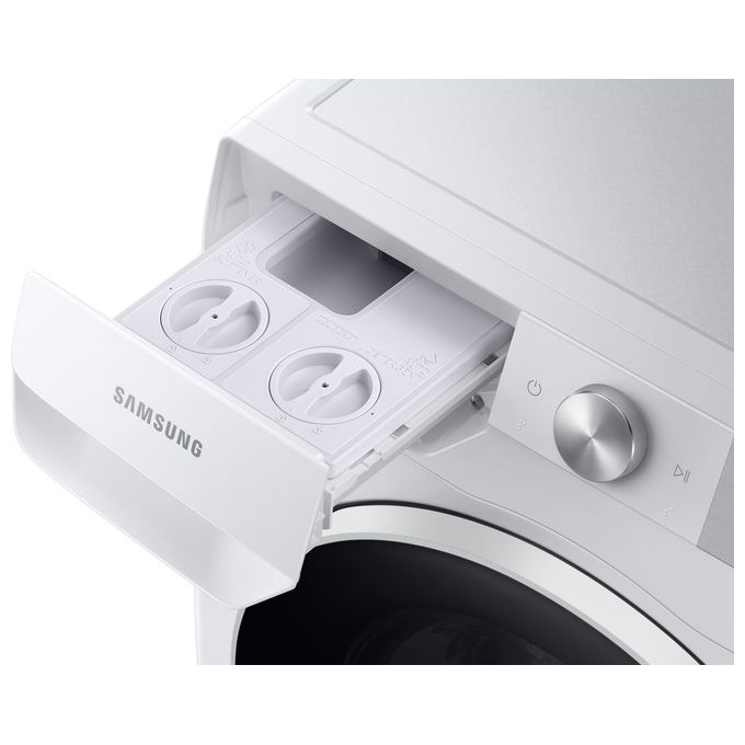 [ComeNuovo] Samsung WW80T734DWH Lavatrice Carica Frontale AI Control UltraWash Classe energetica B Capacita' di carico 8 Kg Centrifuga 1400 giri Motore Digital Inverter Vapore Igenizzante Ecolavaggio