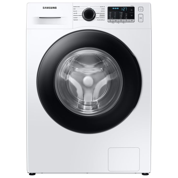 Samsung WW70TA026AE Lavatrice Carica Frontale Crystal Clean Classe energetica B Capacita' di carico 7 Kg Centrifuga 1200 giri Motore Digital Inverter Vapore Igenizzante Ecolavaggio bianco