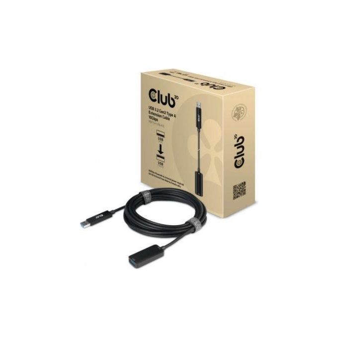 Club3d CAC-1411 Cavo Usb 5mt Usb 3.2 Gen 2 Usb A Nero