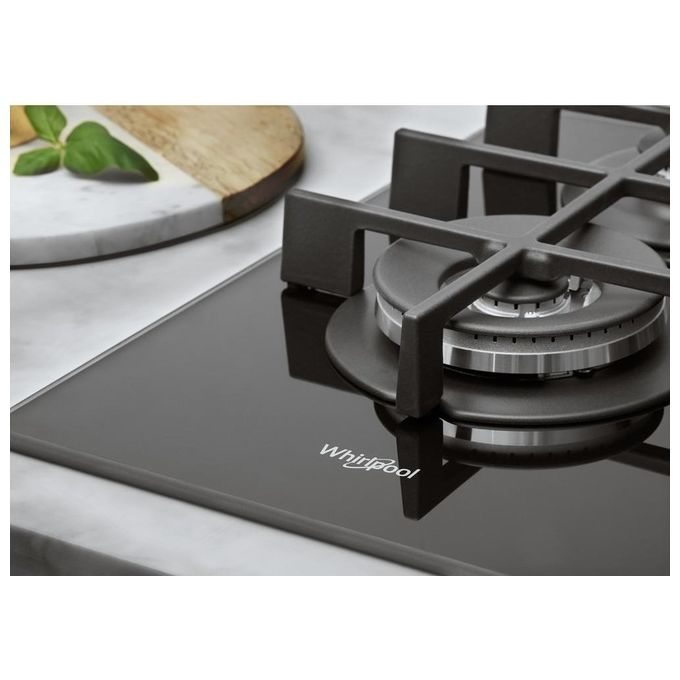 Whirlpool GOWL 628-NB Piano Cottura Gas 4 Zone 59 cm Nero