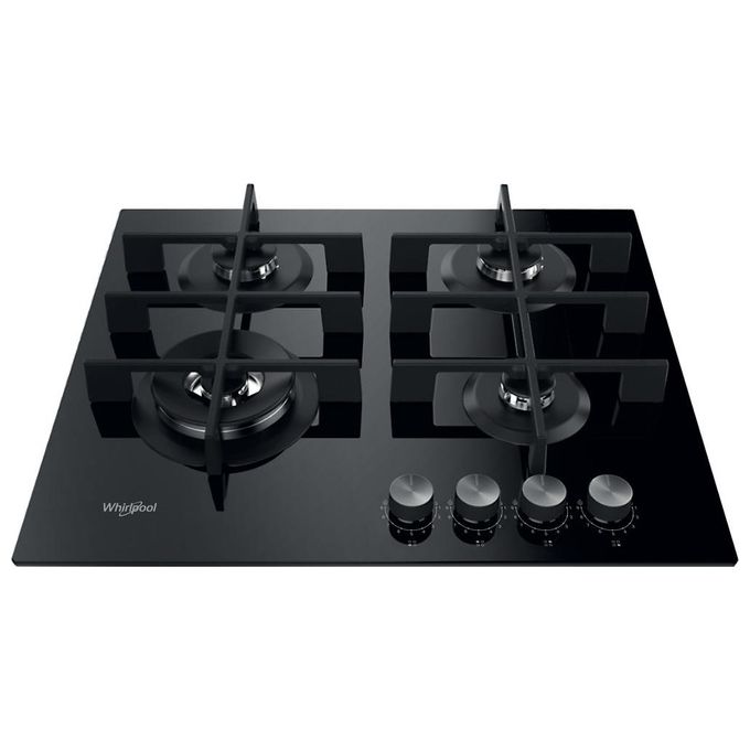 Whirlpool GOWL 628-NB Piano Cottura Gas 4 Zone 59 cm Nero