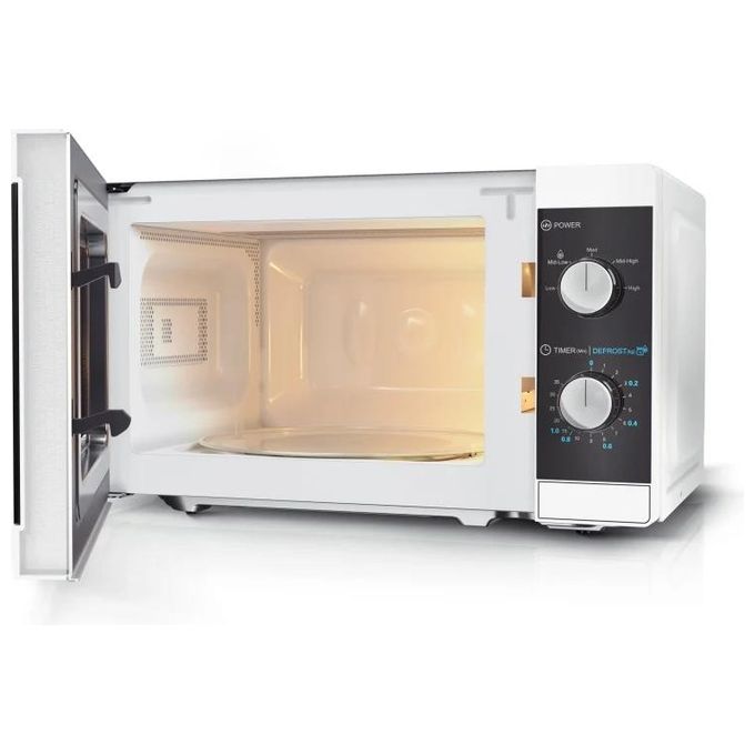 Sharp YC-MS01EW Forno a Microonde Capacita' 20 Litri Potenza 800W Controllo Meccanico Bianco