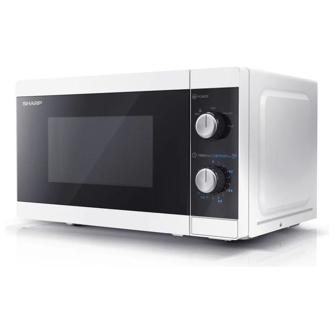 Sharp YC-MS01EW Forno a Microonde Capacita' 20 Litri Potenza 800W Controllo Meccanico Bianco