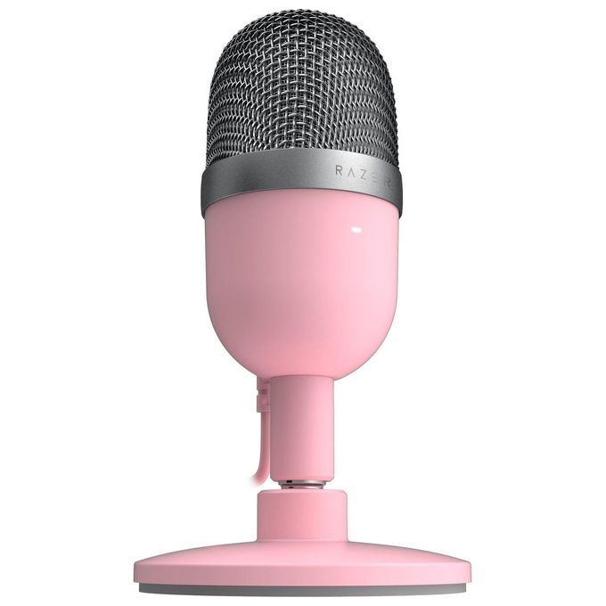 Razer Seiren Mini Quartz USB Microfono a Condensatore da Streaming Ultra-Compatto Rosa