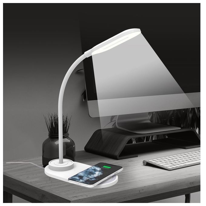 Celly Wireless Charger Lamp Mini Bianco