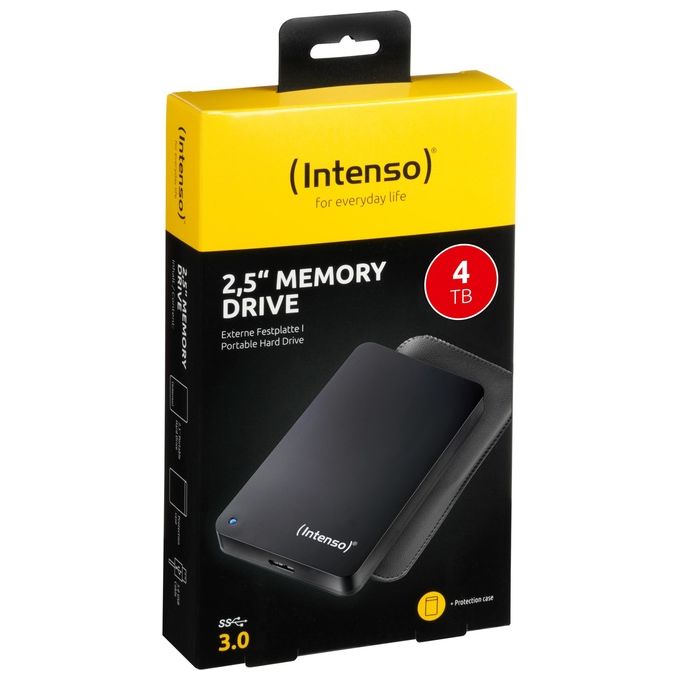 Intenso 6023512 Disco Rigido Esterno 4000Gb Nero