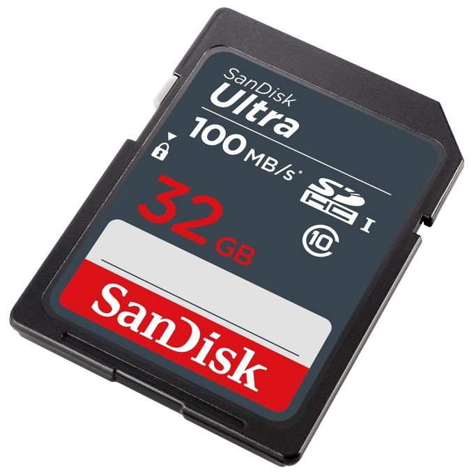 SanDisk Ultra 32GB SDHC Memory Card 100MB-s UHS-I Classe 10