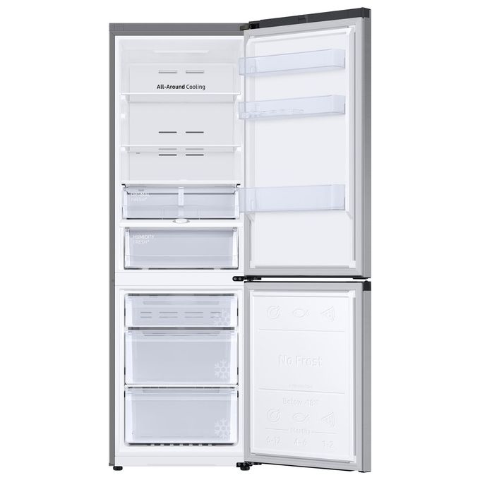 Samsung RB34T603ESA Frigorifero Combinato Capacita' 355 Litri Classe energetica E (A++) No Frost Premium Power Cool 185,3 cm Silver Inox