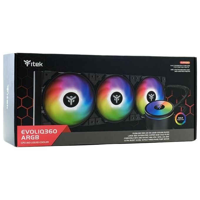 ITek EVOLIQ 360 ARGB Dissipatore a Liquido 360mm