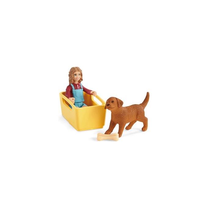 Schleich Farm World  Puppy Wagon Ride