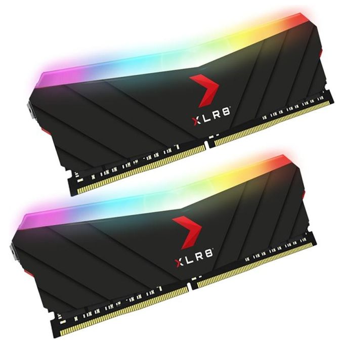PNY Kit di Memorie RAM DIMM XLR8 Gaming EPIC-X RGB DDR4 3600MHz 16GB (2x8GB)