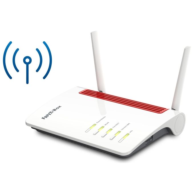 Fritz! Box 6850 WLAN Router LTE 4G Dual Band Gigabit Ethernet Bianco