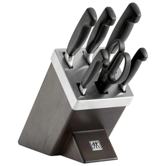 Zwilling Vier Sterne Ceppo Portacoltelli 7 Pezzi Frassino