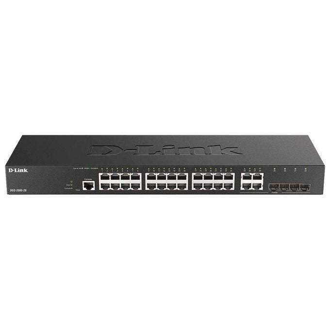 D-Link DGS-2000-28 Switch di Rete Gestito L2-l3 Gigabit Ethernet 10-100-1000 1U Nero