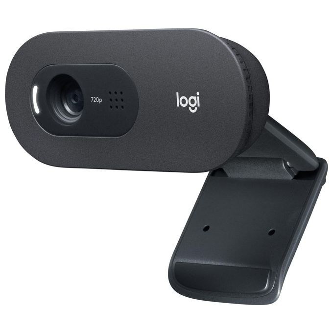 Logitech C505 Webcam HD - Videocamera USB Esterna 720p HD per Desktop o Laptop con Microfono a Lunga Portata, Compatibile con PC o Mac