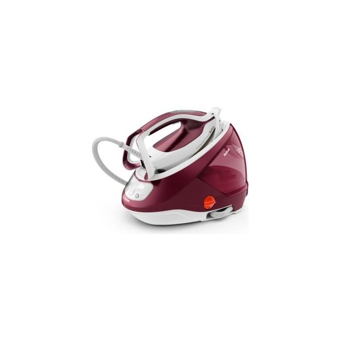 Tefal GV9220 Ferro da Stiro a Caldaia 2600W Durilium Airglide Autoclean Soleplate Borgogna-Bianco