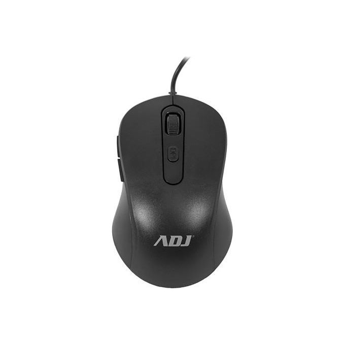 Adj Kit Desktop KT108 Pure Evo Tastiera e Mouse con Filo 6D Ergonomico Nero
