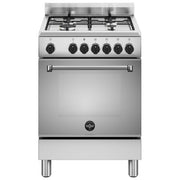 La Germania AMN664EXV-24 Cucina a gas 4 fuochi con forno elettrico ventilato Classe A Inox