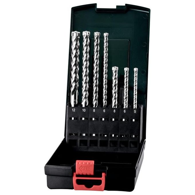 Metabo SDS-Plus P4P (4C) Serie di Punte per Trapano 7 Pezzi