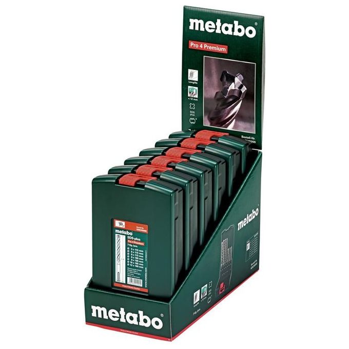 Metabo SDS-Plus P4P (4C) Serie di Punte per Trapano 7 Pezzi