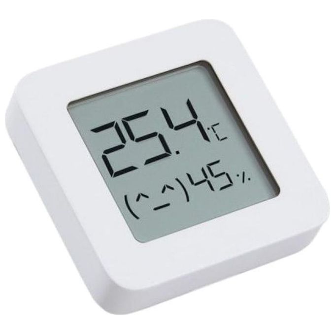 Xiaomi Mi Temperature and Humidity Monitor Monitor Temperatura e Umidita' Design Elegante Connessione Bluetooth Schermo 1.5 LCD Bianco Versione Italiana