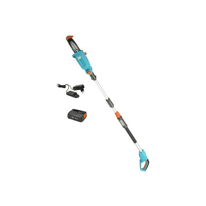 Gardena Potatore Telescopico a Batteria TCS 20-18V P4A Ready-To-Use Set