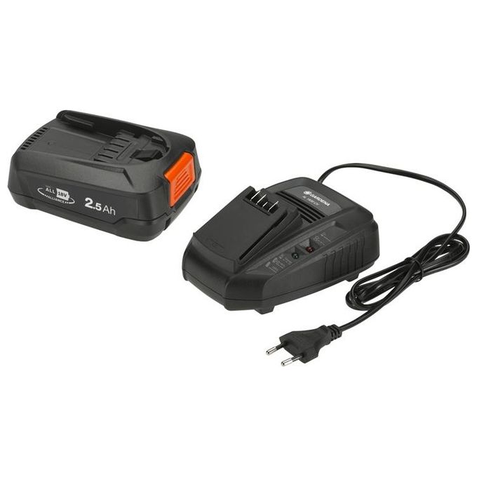 Gardena Starter-Kit P4A PBA 18V-45 2.5 Ah + AL 1830 CV