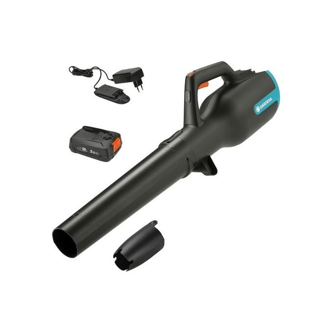 GARDENA Soffiatore a Batteria Power for All PowerJet 18V P4a per Giardino e Manutenzione Esterna