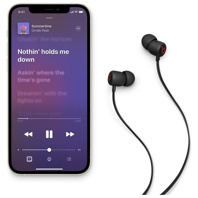 Apple Beats Flex Auricolari con Microfono In-Ear Bluetooth - Nero