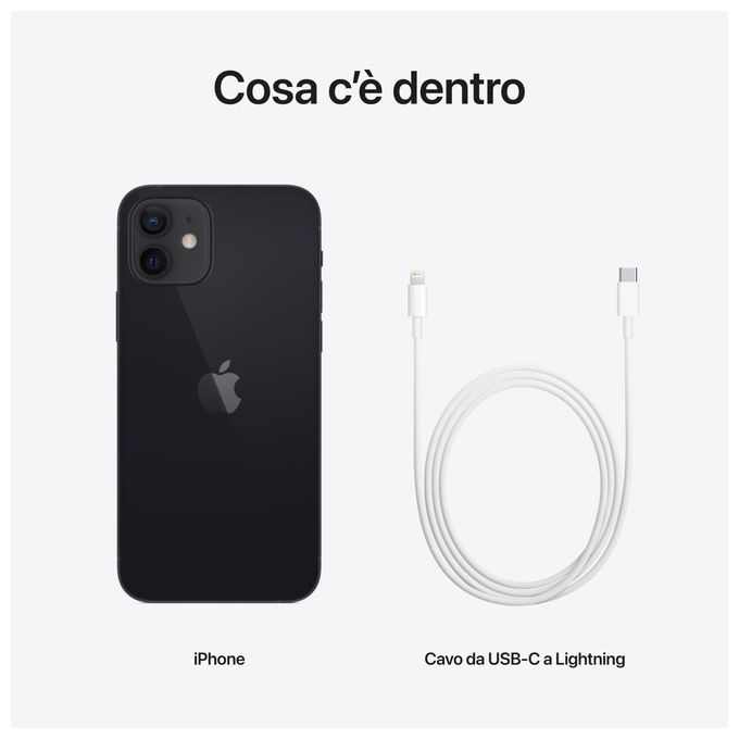 Apple iPhone 12 128Gb 6.1'' Nero Italia
