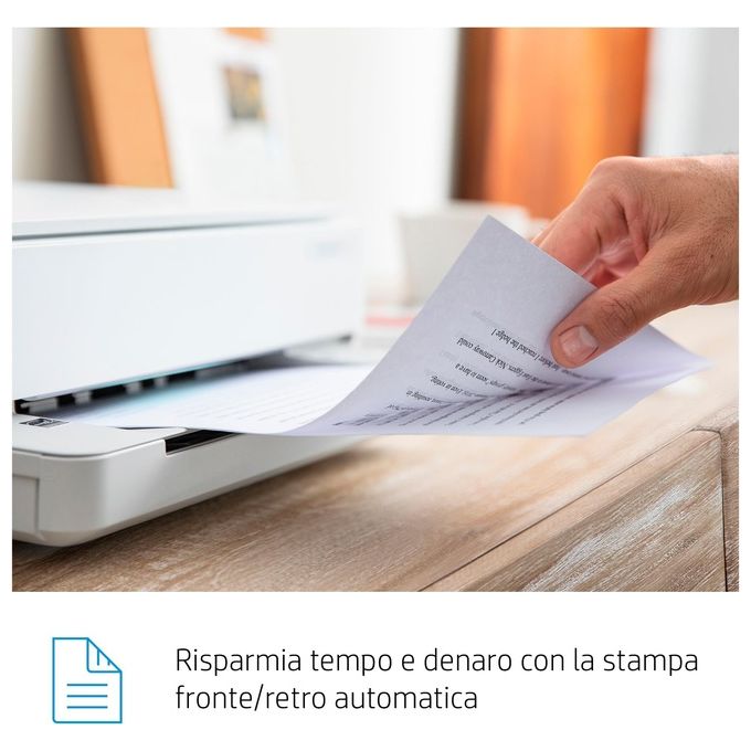 HP ENVY 6010e - Stampante multifunzione, stampante, scanner, fotocopiatrice, WLAN, Airprint con inchiostro istantaneo di 6 mesi, colore: Blu