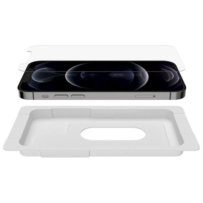 Belkin Proteggi Schermo TemperedGlass Antimicrobico per iPhone12-12Pro