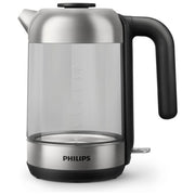 Philips HD9339-80 Series 5000 Bollitore Elettrico in Vetro 1,7 L 2200 W Spegnimento Automatico Base 360° colore Nero
