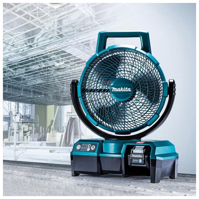Makita ventilatore 40V per climatizzazione senza batteria compatibile con sistema di batteria Makita per ottime prestazioni