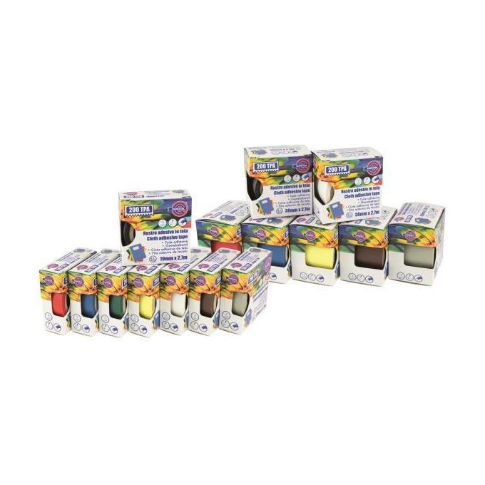 Eurocel Nastro Telato Tpa200 Blu 38mmx2,7mt