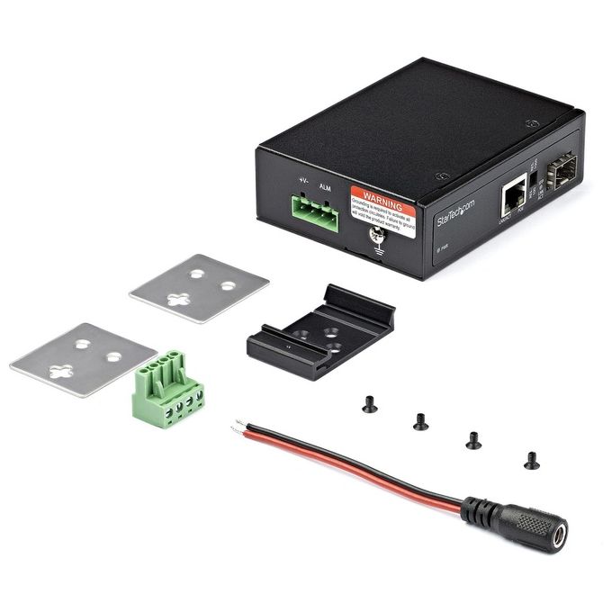 StarTech.com Media Converter Fibra a Ethernet 60W