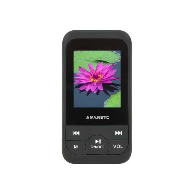 Majestic Lettore Mp4 con MicroSD 8Gb Nero